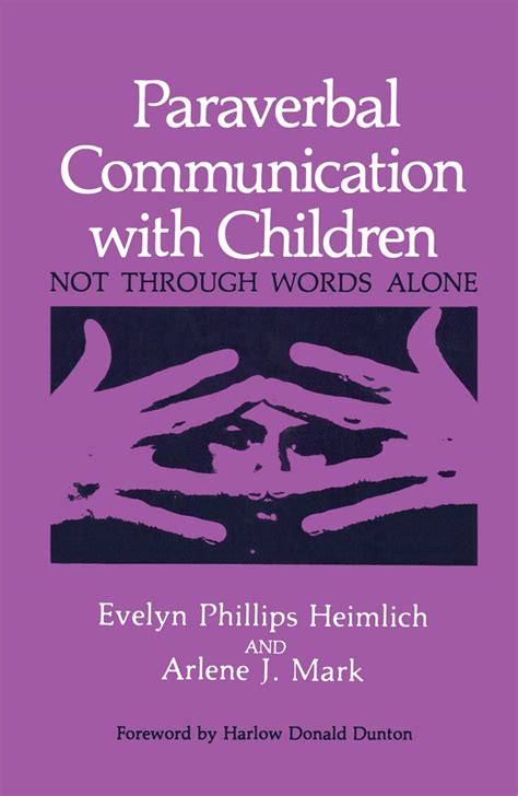 Paraverbal Communication With Children Not Through Words Alone By Ep