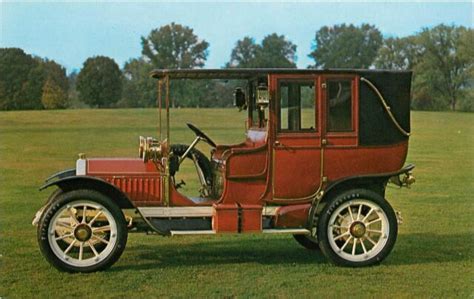 1910 Peerless Landaulet Antique Automobile Car Postcard Ebay