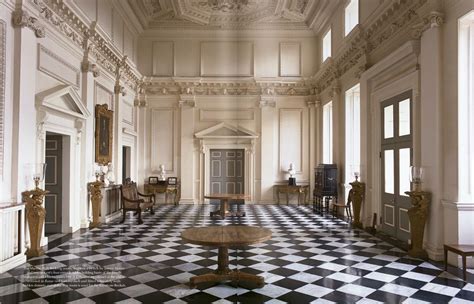 The 18th Century Marble Hall At Raynham Hall The Norfolk Seat Of The