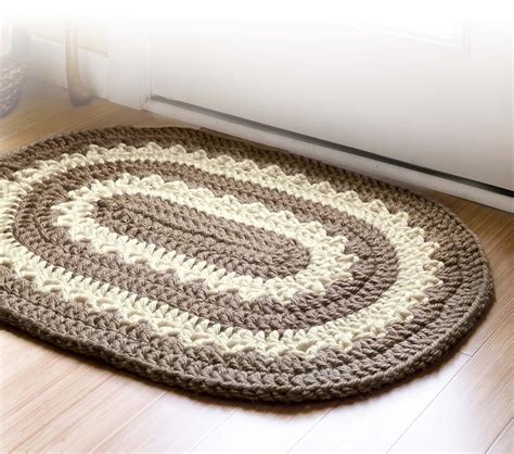 3 Motifs Of Easy Crochet Oval Rug Pattern Crochet Rug Patterns