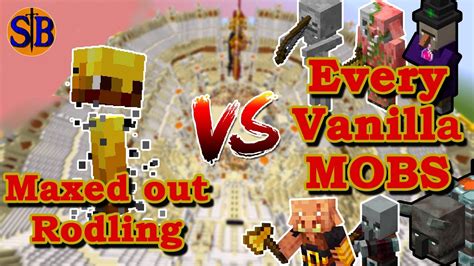Maxed Out Rodling Mutant More Vs Every Vanilla Mobs Minecraft Mob