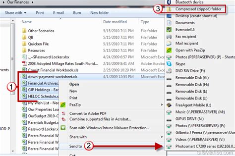 Normal is set by default and can be considered the baseline. How to Compress or Zip Up Files in Windows 7 | GilsMethod.com