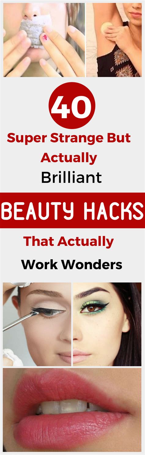 these beauty hacks might seem strange but they actually work wonders at home these diy beauty