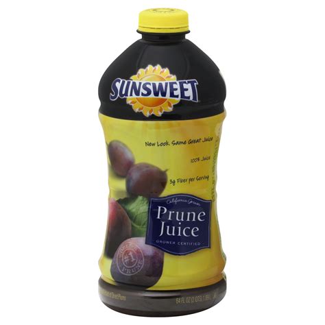 Sunsweet 100 Juice Prune 64 Fl Oz 2 Qts 189 Lt Food And Grocery