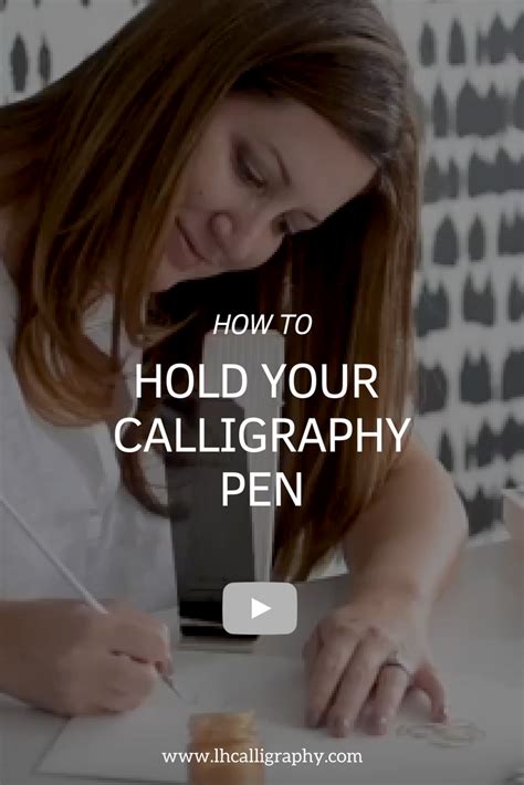 Learn How To Hold Your Calligraphy Pen In Just A Few Simple Steps