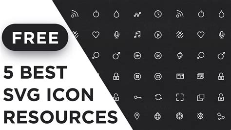 Top 5 Free Svg Icons Libraries For Ui Designers Other Than Flaticons