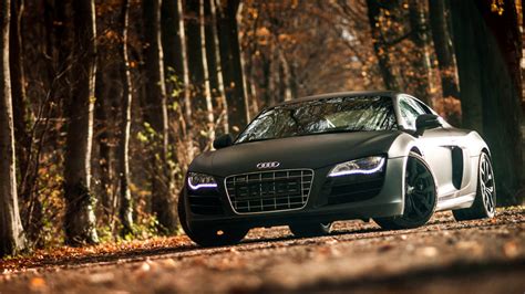 The Two Door Black Audi In The Forest Wallpapers And Images