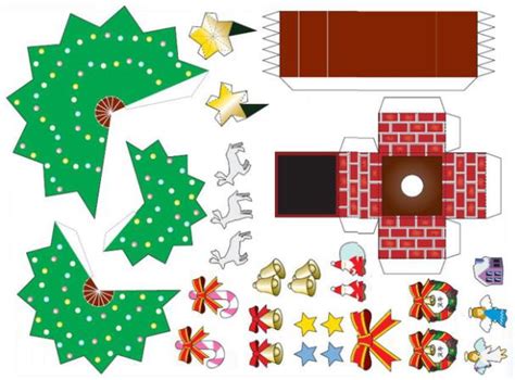 Papermau Christmas Time An Easy To Build Christmas Tree Paper