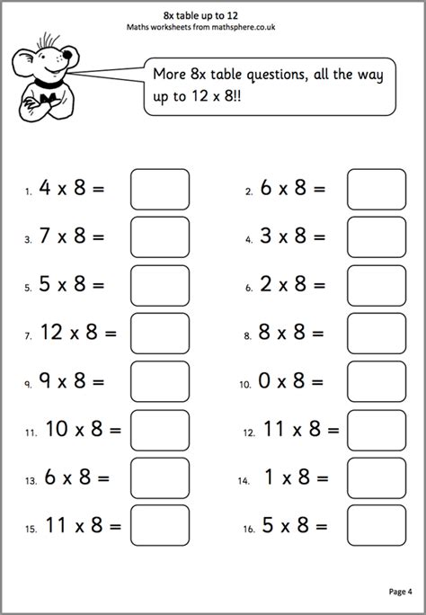 Maths For 7 Year Olds Worksheets