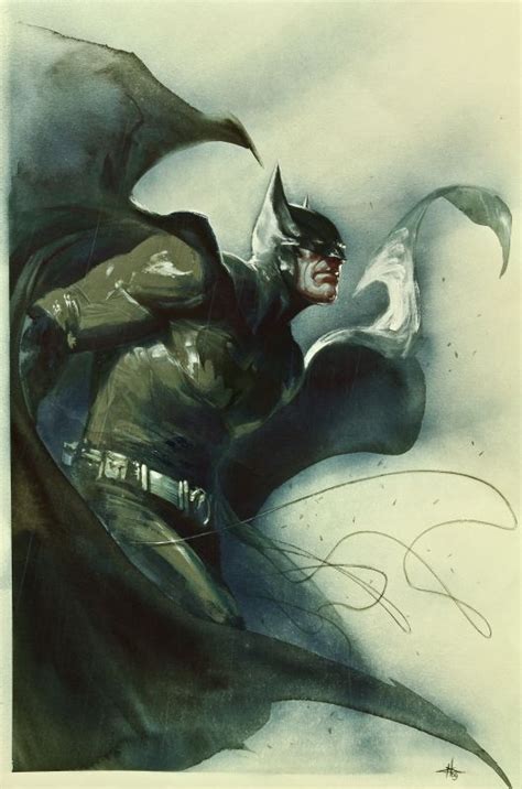 Batman Here Comes Sketchbook 2011 Cover By Gabriele Dellotto Comic