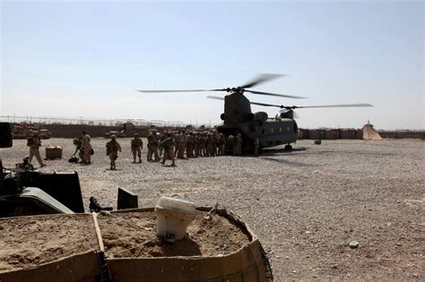 Marines Of 1st Battalion 7th Marine Regiment Arrive At Sabit Qadam
