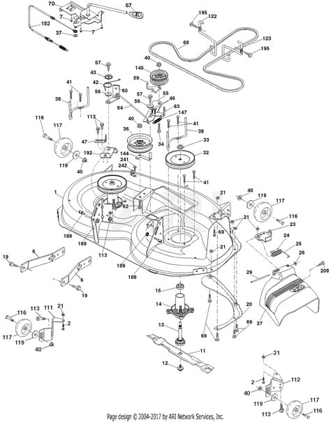 Ariens 936083 960460061 02 42 Automatic Tractor Parts Diagram For