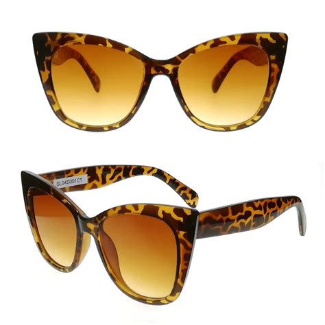 China Cat Eye Big Frame Fashion Sunglasses For Women China Eyewear