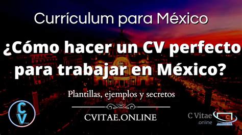 Cv De México Gratis →【 Plantillas Y Ejemplos 2023 】 ️