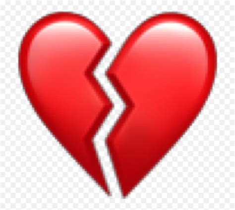 Heartbroken Emoji Heart Red Freetoedit Heartheartbreak Emoji Free