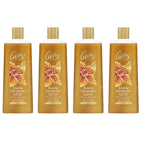 Caress Exfoliating Body Wash Evenly Gorgeous 18 Ounce 4