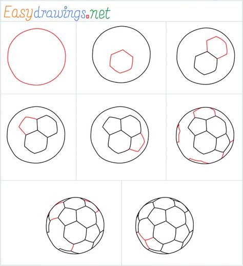 How To Draw A Football Step By Step 8 Easy Phase