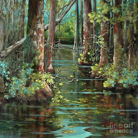 Bluebonnet Swamp Painting By Dianne Parks