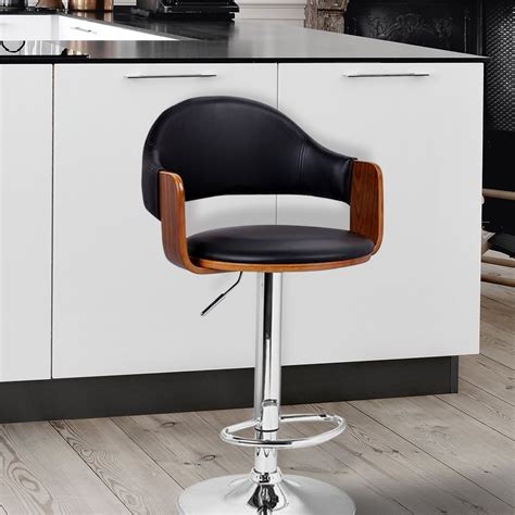 Best Modern Swivel Bar Stools With Back Adjustable Arms