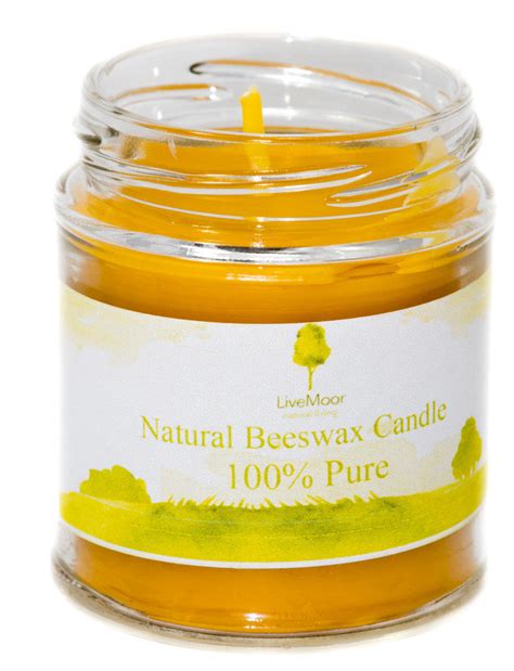 Beeswax Candle 100 Pure And Natural Various Sizes Livemoor