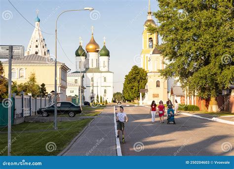 Lazareva Street And View Of Sobornaya Square Editorial Stock Photo