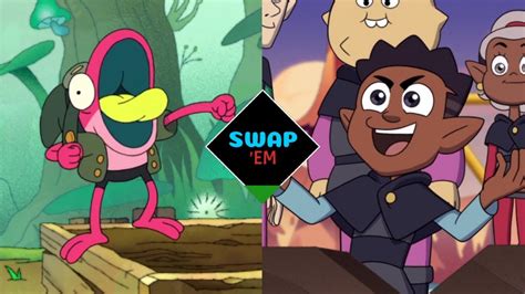 Sprig And Gus Voice Swap Amphibia The Owl House Youtube