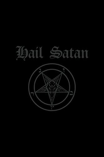 Hail Satan Satanic Pentagram Journal And Notebook 666 Satan Lucifer Black Magick Occult