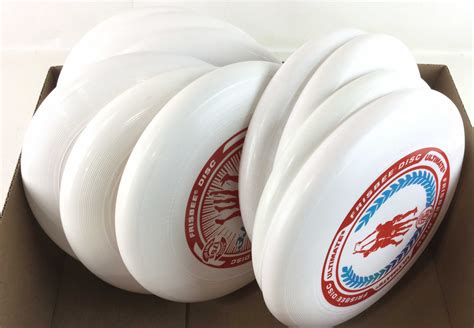 Lot 10 175g Wham O Ultimate Frisbees