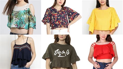 Trendy Tops For Girls Crop Tops For Girls Tops For Girlsjeans Top