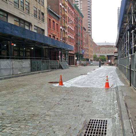 Tribeca Citizen Nosy Neighbor Why Does Cobblestoning Require Water