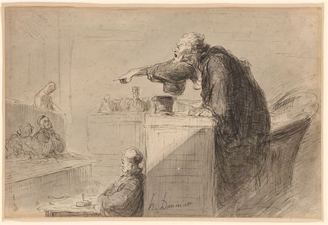 Honoré Daumier Accusation Drawings Online The Morgan Library And Museum