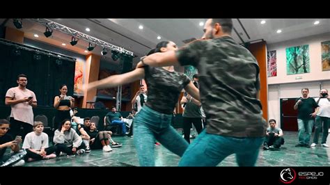 bailando sergio y ana bachata workshop bachatart 2018 youtube