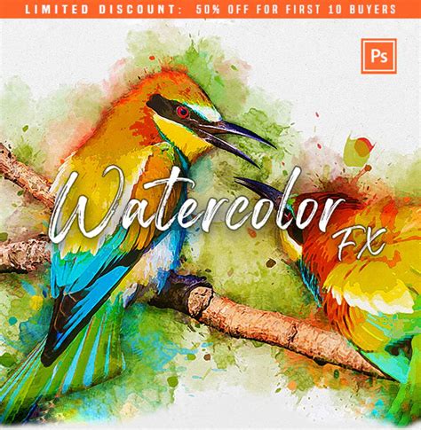 Graphicriver Watercolor Fx Photoshop Action Free Download