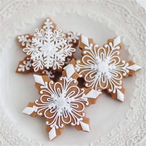 50 Easy Snowflake Cookies Holiday Food Ideas Christmas Cookies