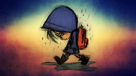Hooded Sad Anime Boy Wallpapers Wallpaper Cave
