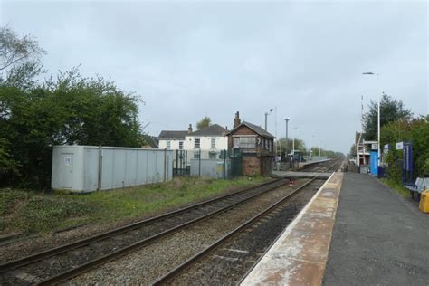 Towards The Level Crossing From Platform DS Pugh Geograph