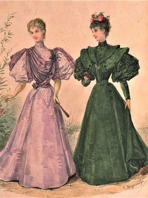 La Mode Illustree 1895 Victorian Era Fashion 1890s Fashion