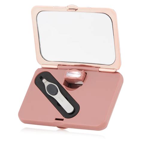 Simply Beauty Dual Magnification Mirror With Led Light And Tweezers Qvc Uk