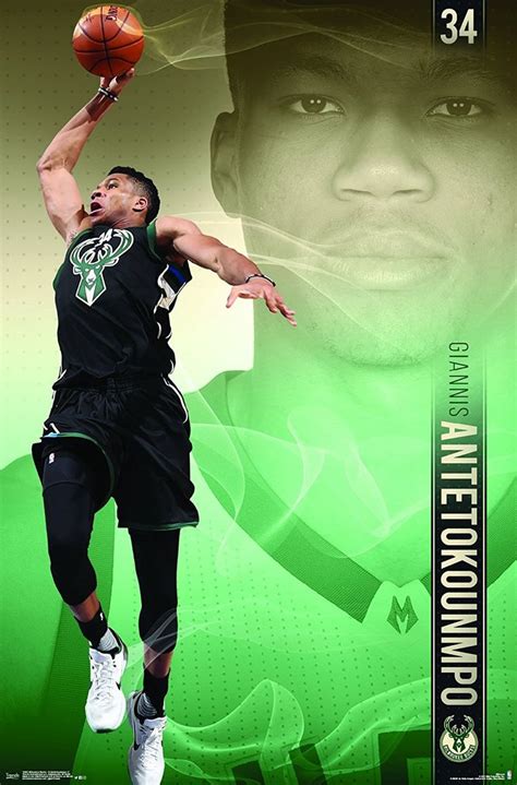 Milwaukee Bucks Giannis Antetokounmpo The Freak X Basketball Poster