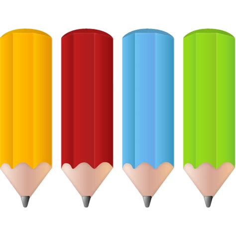 Color Pencils Icon Pretty Office 10 Iconset Custom Icon Design