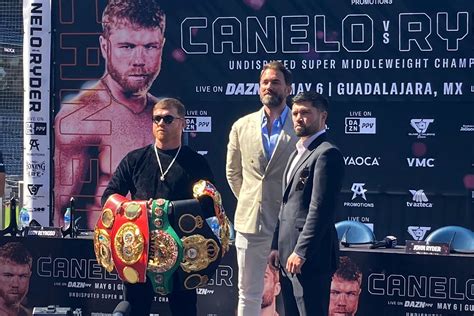 Canelo Álvarez Vs John Ryder Día Hora Y Dónde Puedes Verlo Marcausa