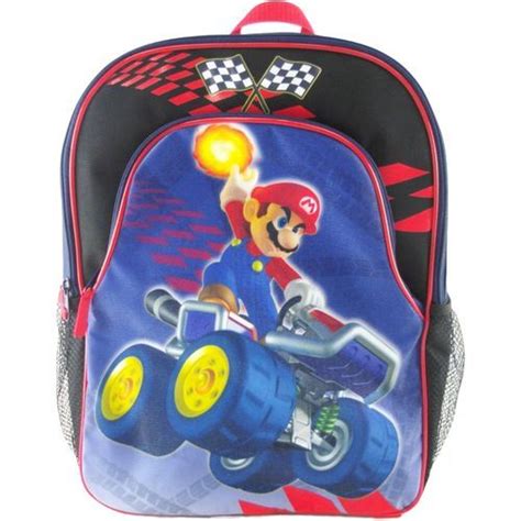 Nintendo Boys Super Mario Kart Backpack Super Mario Kart Super