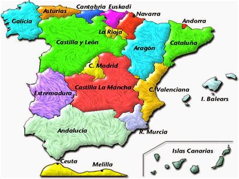 El Aula En Casita Juego De Las Comunidades Autónomas De España