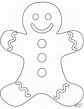 Plain Gingerbread Man coloring page | Free Printable Coloring Pages