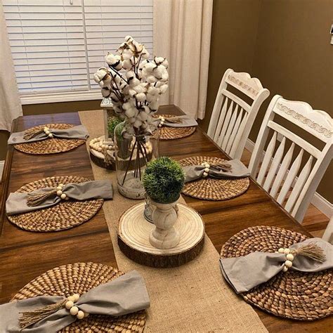 71 Popular Farmhouse Placemats And Table Runner For Living Room Wall