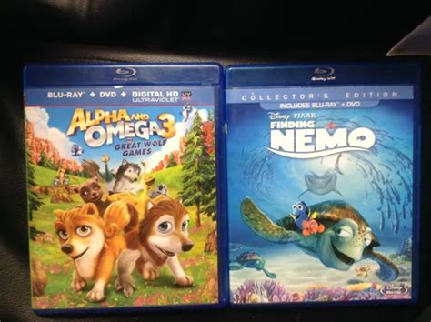 Lot Of Alpha And Omega Finding Nemo Blu Ray Only No Dvd In