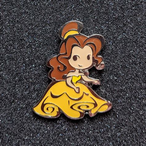 Details Princess Belle As A Stylized Cutie This Pin Is Perfect For
