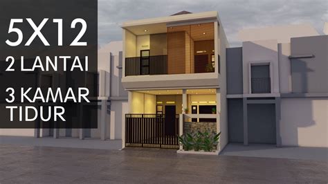 Denah rumah 2 lantai 5x12. Rumah Minimalis Ukuran 5x12 | Ayo Desain Rumahmu