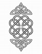 How to design a printable celtic knot on computer | Celtic coloring, Celtic patterns, Celtic quilt