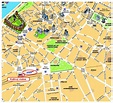 Angers sightseeing map
